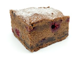 Bakehouse cafe - rasberry cocoa brownie